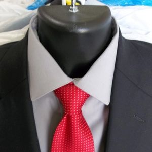 !)Brooks Brothers 2Btn Dk Blue Solid Suit Size 41L